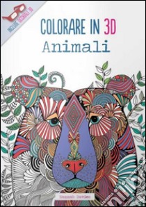 Animali. Colorare in 3D. Con gadget libro di Davies Hannah