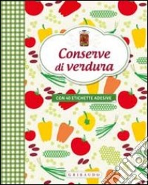 Conserve di verdura. Con adesivi libro