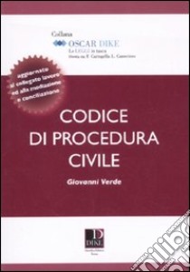 Codice di procedura civile libro di Verde Giovanni