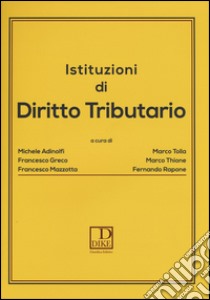 Istituzioni di diritto tributario libro