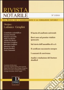 Rivista notarile. Vol. 3 libro