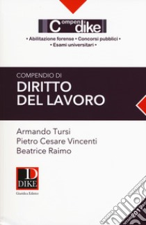 Compendio di diritto del lavoro libro di Tursi Armando; Vincenti Pietro Cesare; Raimo Beatrice