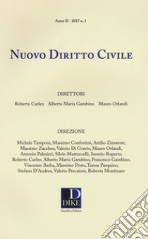 Nuovo diritto civile (2017). Vol. 1 libro