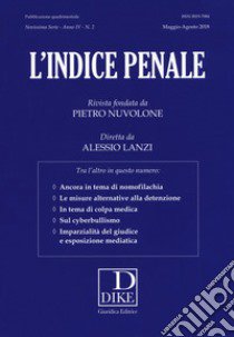 L'indice penale (2018). Vol. 2 libro