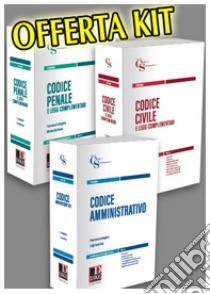 Kit tris codici Magistratura: Codice penale e leggi complementari-Codice civile e leggi complementari-Codice amministrativo libro di Caringella Francesco; De Palma Michele; Tarantino Luigi