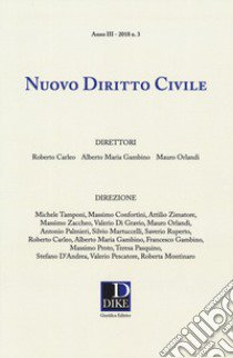 Nuovo diritto civile (2018). Vol. 3 libro