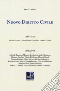 Nuovo diritto civile (2019). Vol. 1 libro