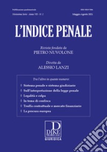 L'indice penale (2021). Vol. 2 libro