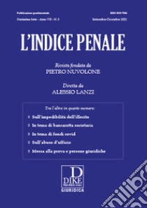 L'indice penale (2021). Vol. 3 libro