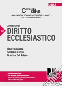 Compendio di diritto ecclesiastico libro di Serra Beatrice; Manzo Stefano; Del Priore Martina