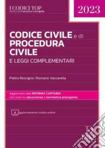 Codice civile e di procedura civile e leggi complementari. Con aggiornamento online libro di Rescigno Pietro; Vaccarella Romano