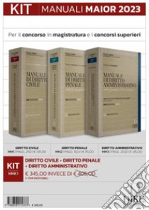 Kit manuali maior 2023: Diritto civile + diritto penale + diritto amministrativo. Con aggiornamento online libro di Caringella Francesco; Buffoni Luca