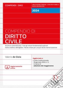 Compendio di diritto civile. Con aggiornamento online libro di De Gioia Valerio