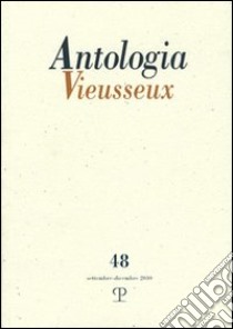 Antologia Vieusseux (2010). Vol. 48 libro