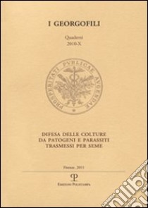 Difesa delle colture da patogeni e parassiti trasmessi per seme libro