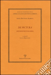 De pictura libro di Alberti Leon Battista; Bertolini L. (cur.)