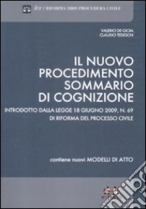Il nuovo procedimento sommario di cognizione libro di De Gioia Valerio - Tedeschi Claudio