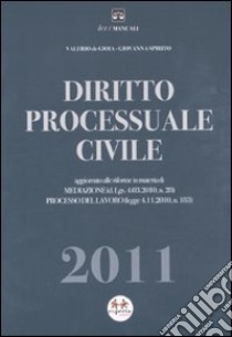 Diritto processuale civile libro di De Gioia Valerio - Spirito Giovanna