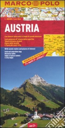 Austria 1:300.000. Ediz. multilingue libro