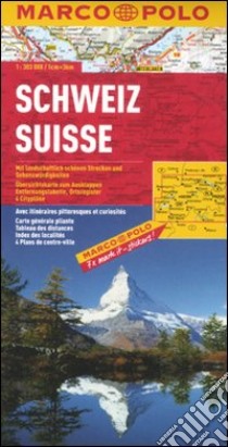 Svizzera 1:300.000. Ediz. multilingue libro