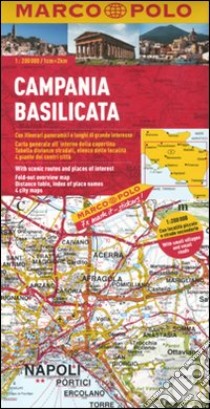 Campania, Basilicata 1:200.000. Ediz. multilingue libro