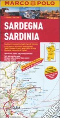 Sardegna 1:200.000. Ediz. multilingue libro