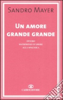 Un amore grande grande ovvero matrimonio d'amore alla spagnola libro di Mayer Sandro