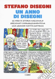 Un anno di Disegni. 12 mesi di storia nazionale sezionati chirurgicamente da una grande matita satirica libro di Disegni Stefano