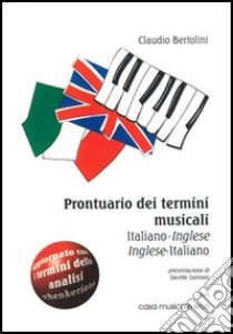 Prontuario dei termini musicali libro di Bertolini Claudio