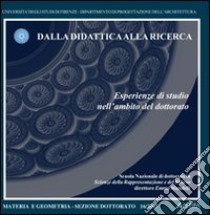 Dalla didattica alla ricerca. Esperienze di studio nell'ambito del dottorato libro di Mandelli E. (cur.)