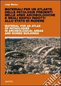 Materiali per un atlante delle patologie presenti nelle aree archeologiche e negli edifici ridotti. Ediz. italiana e inglese libro di Marino Luigi