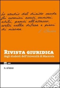 Rivista giuridica degli studenti dell'Università di Macerata libro di Fresa S. (cur.); Meletti M. (cur.)