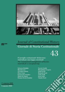 Giornale di storia Costituzionale-Journal of Constitutional history. Ediz. bilingue libro di Lacchè L. (cur.)