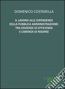 Il lavoro alle dipendenze della pubblica amministrazione. Tra esigenze di efficienza e acrenza di risorse libro di Costarella Domenico