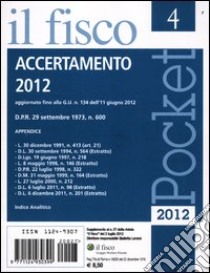 Pocket (2012). Vol. 4: Accertamento libro