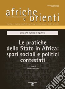 Afriche e Orienti (2016). Vol. 2-3: Le pratiche dello Stato in Africa. Spazi sociali e politici contestati libro di Pezzano A. (cur.)