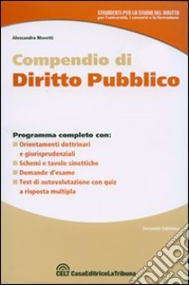 Compendio di diritto pubblico libro di Moretti Alessandro