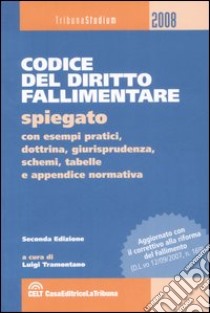 Codice del diritto fallimentare. Spiegato con esempi pratici, dottrina, giurisprudenza, schemi, tabelle e appendice normativa libro di Tramontano L. (cur.)