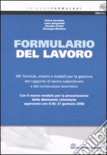 Formulario del lavoro. Con CD-ROM libro