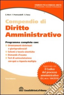 Compendio di diritto amministrativo libro di Morri Gianluca - Pontrandolfi Fabio - Tenca Stefano