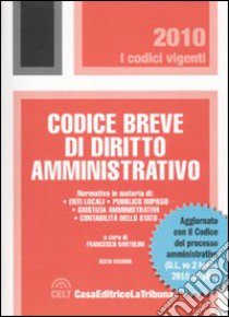 Codice breve di diritto amministrativo libro