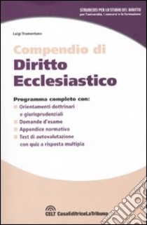 Compendio di diritto ecclesiastico libro di Tramontano Luigi