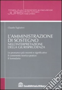 L'amministrazione di sostegno nell'interpretazione della giurisprudenza libro di Tagliaferri Claudio