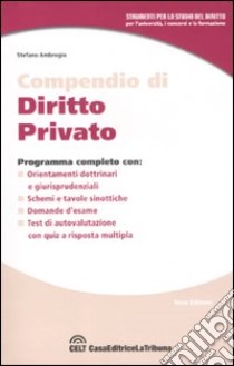 Compendio di diritto privato libro di Ambrogio Stefano