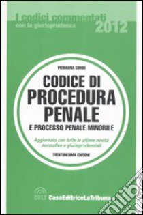 Codice di procedura penale e processo penale minorile libro