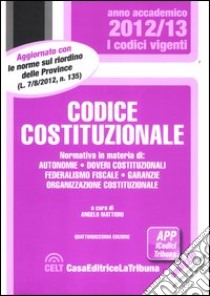 Codice costituzionale libro