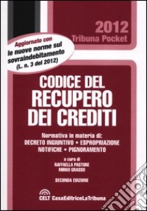 Codice del recupero dei crediti libro