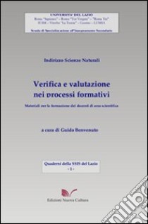 Verifica e valutazioni nei processi formativi libro di Benvenuto G. (cur.)