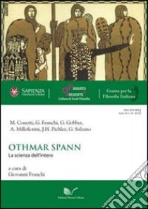 Othmar Spann. La scienza dell'intero libro di Franchi G. (cur.)