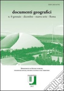 Rivista documenti geografici (2012) libro di Bettoni Giuseppe; Faccioli Marina
